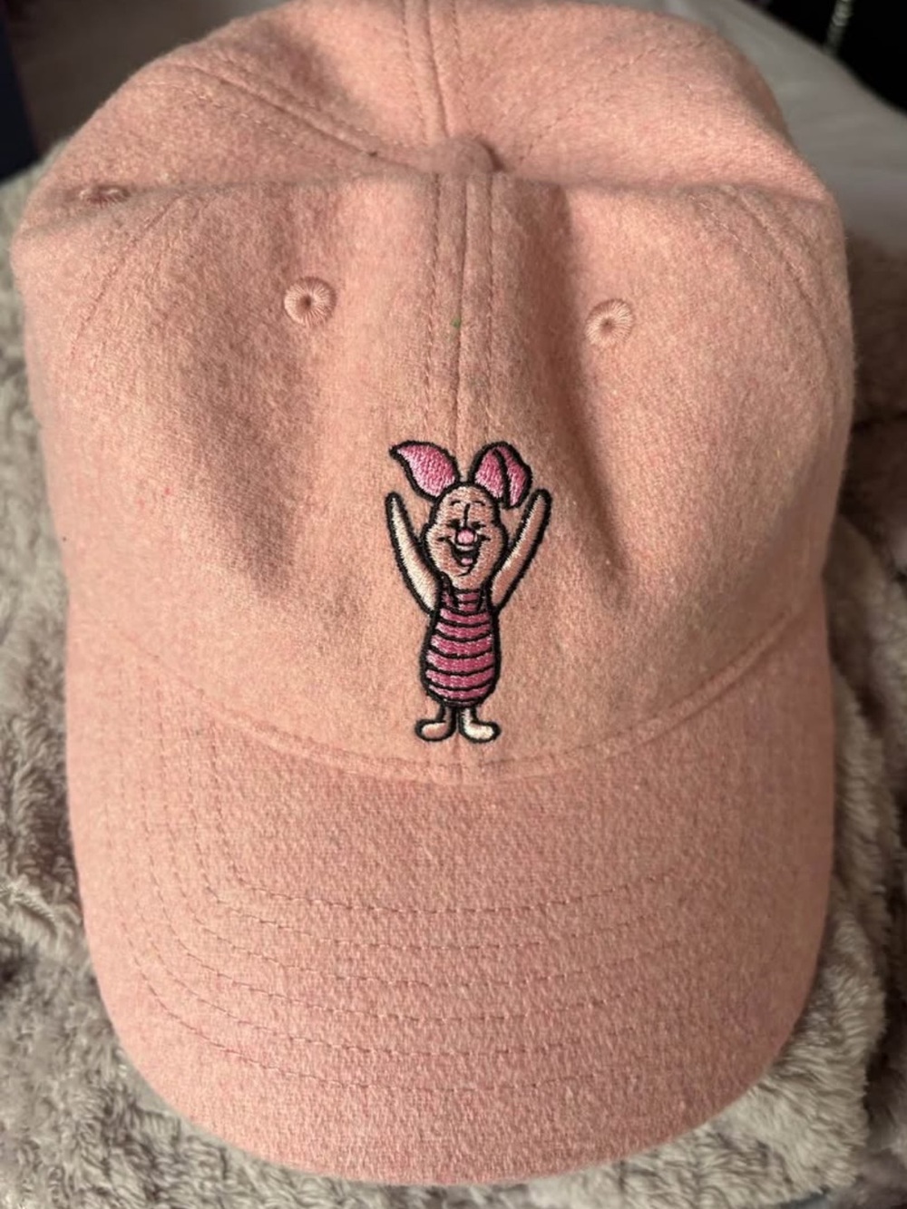Pink Piglet Disney Embroidered Hat